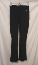 KERRITS MicroCorduroy Extended KneePatch Bootcut Riding Pants Women XS Black