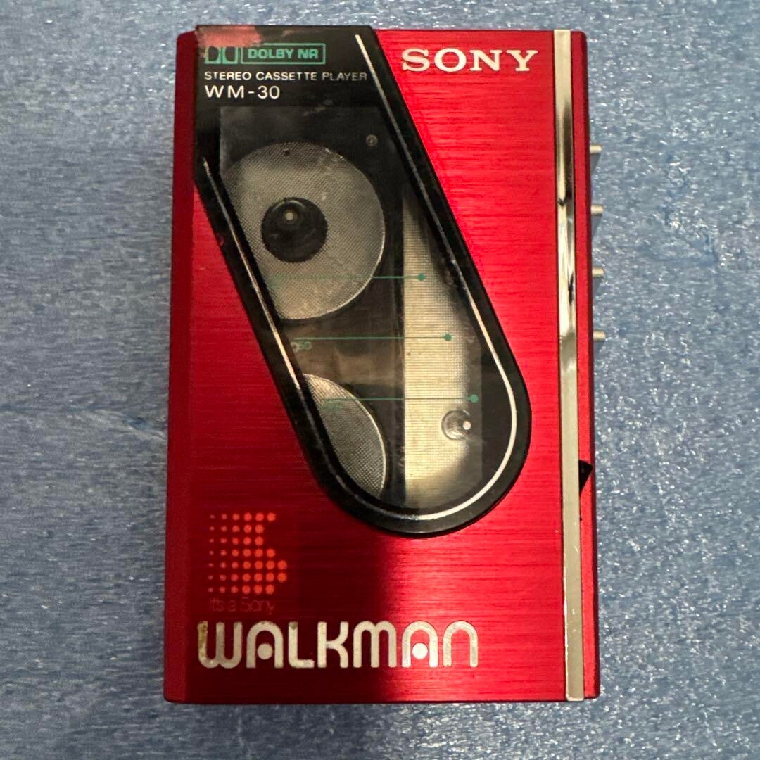 SONY】WM-30 WALKMAN Vintage PORTABLE CASSETTE PLAYER ソニー