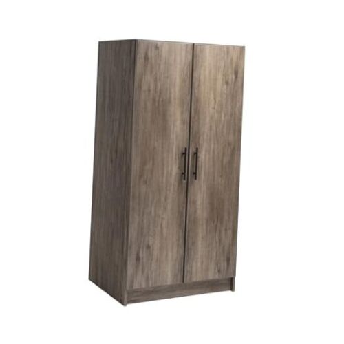 Elite 32" Storage Cabinet Closet, Gray Storage Cabinet, Linen Cabinet,