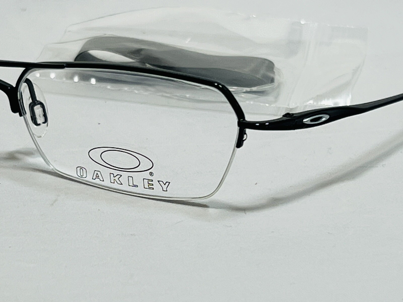New Oakley Metal Frames Only To Install Prescription Polished Black Reading eBay
