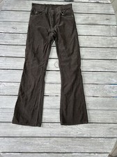 Levis Levi  s Strauss 517 Mens 28X30 Brown Corduroy Made USA Classic 5 Pocket