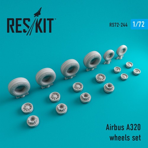 Juego de actualización de rueda de resina A320 para Aviation ResKit RS72-0244 kit modelo escala 1:72 - Imagen 24 de 24