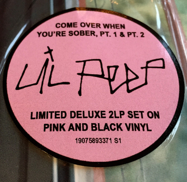 米2LP Lil Peep Come Over When Youre Sober, Pt. 1 &amp; Pt. 2 (Pink&amp;bla 19075893371PINK Columbia, Sony Music 未開封 /00400 Lil Peep - Come Over When You're Sober, Pt. 1 [Pink in Clear