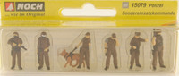 Noch 15079 Set 6 Figuren Polizei Sonderintervention Diorama H0 1:87