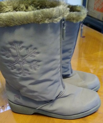 totes snowflake waterproof boots