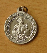 Alter Pilger Anhänger   - Apostel Petrus  - Papst Pius XI - (AU53.5)