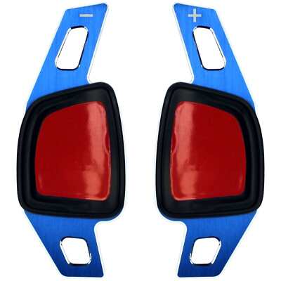 Schaltwippen Alu Blau passend für Audi A1,3,4,5,6,7,8 S3,4,5,6,7,8 RS7 E-Tron