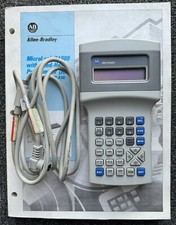 ALLEN BRADLEY 1761-HHP-B30 SER C FRN 3.0 MICROLOGIX HAND-HELD PROGRAMMER W/CABLE