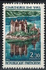 1966 - Timbre france neuf **/-Chateau de Val -Cantal - Stamp - Yt. N°1506