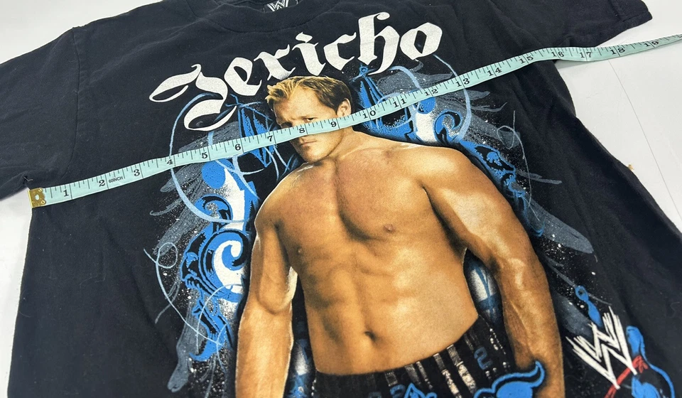 WWE Chris Jericho T Shirt Save Us Y2J Graphic 2007 Wrestling Youth Boys Small - Image 3 of 4