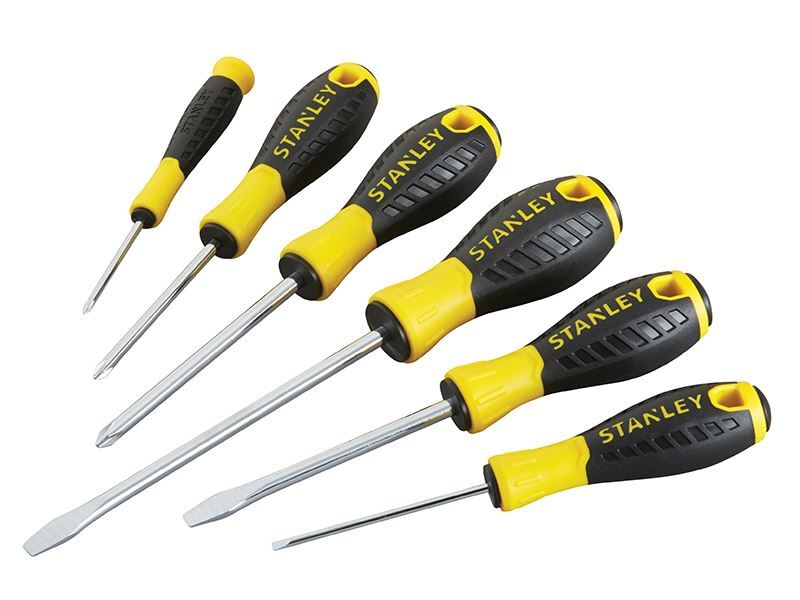 Stanley Tools - 0-60-208 Set di cacciaviti Essential 6 pezzi SL / PH