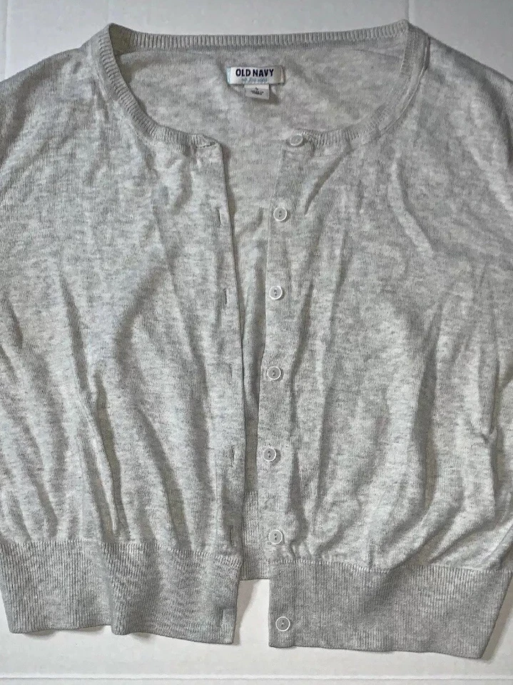 Usado - Cárdigan Antiguo Azul Marino Botón Frontal Niñas (Talla L) Foto 3 de 3