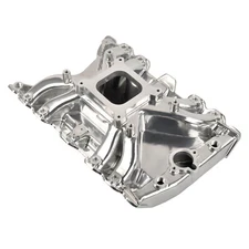 For Oldsmobile 400 425 455 Polished Single Plane LowRise Intake Manifold