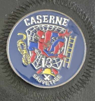 Montreal Fire Rescue Department Station-13 Challenge Coin Spider-Man