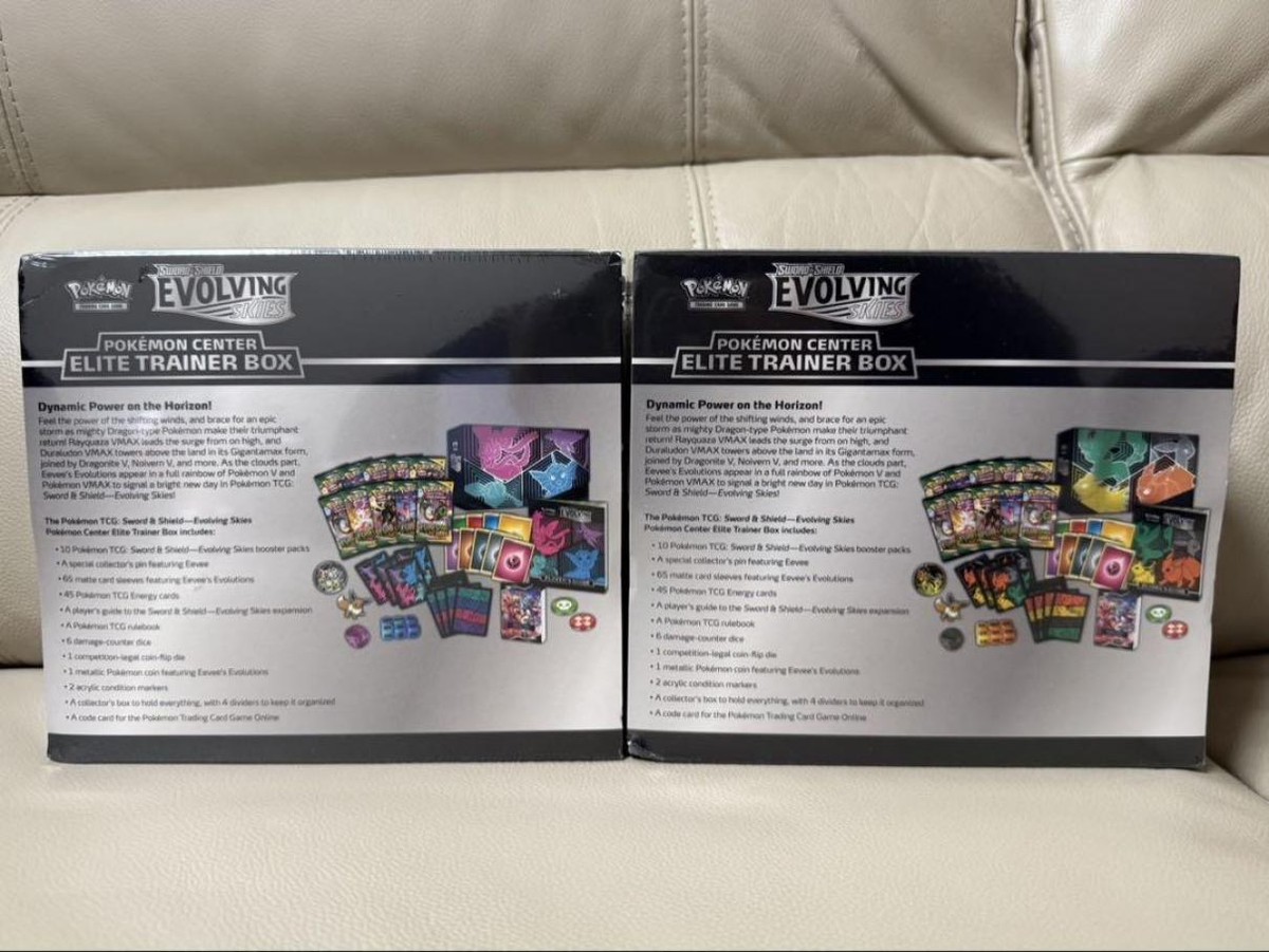 pokemon center evolving skies booster box Pokemon Evolving Skies Half Booster Box (18 Packs) — EternaCards main image 1