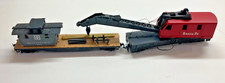 TYCO HO Scale 932 Santa Fe Crane and boom tender