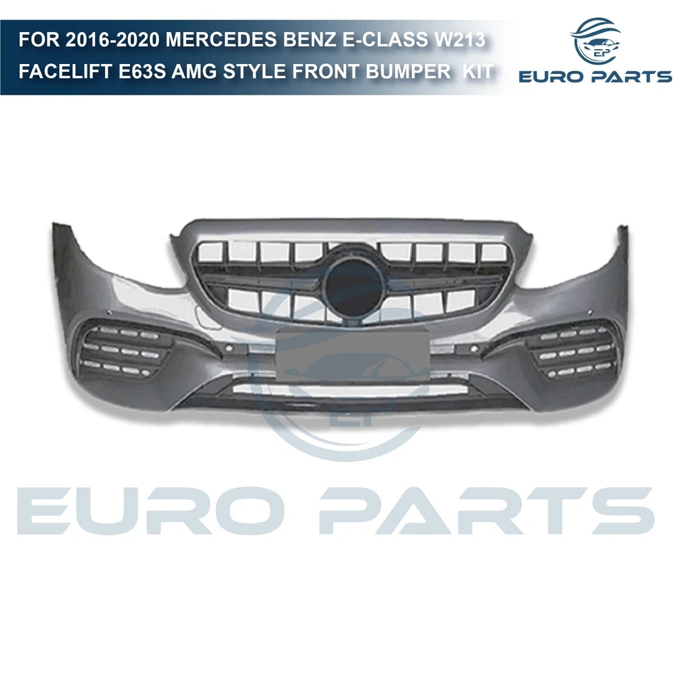 For 2016-2020 Mercedes Benz E E300 E550 W213 Facelift E63s AMG Front Bumper Kit - Image 3 of 4