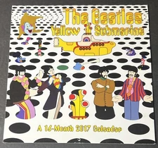 The Beatles Yellow Submarine A 16-Month 2017 Calendar (Trends International LLC)