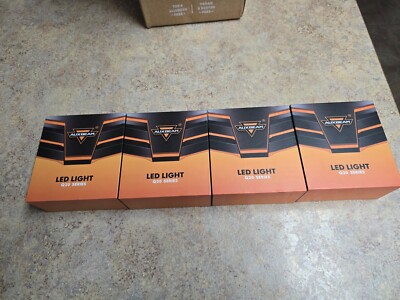 4 Boxes Of AUXBEAM Q20 SERIES H7 90W LED Headlight Kit Hi/Low Beam Bulbs 6500K 
