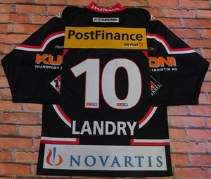 Maillot Vintage EHC Basel Dragons - Hockey Suisse - Taille XL - Rare
