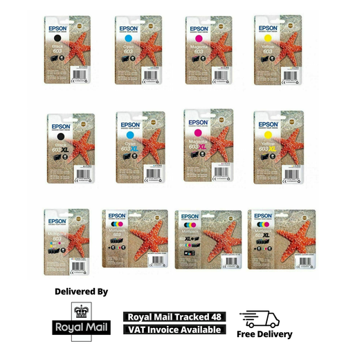 Lot GENUINE Epson 603 603XL Starfish Ink Cartridge For XP-2105 XP-2155-BOXED | eBay
