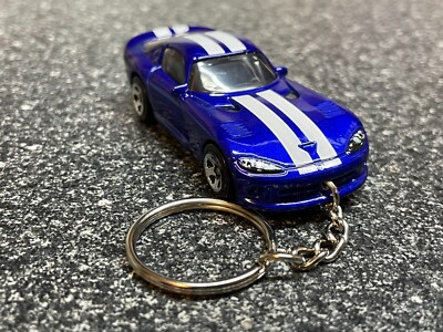 #ad 1996 Viper GTS Keychain Blue Hot Wheels Matchbox $19.99