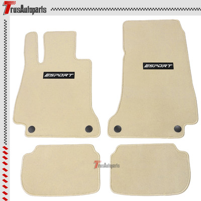 Fits 18-23 Benz W238 E-Class Beige Car Floor Mat Carpet Liner Nylon w/ Sport