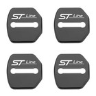 Ford ST Line Gloss Black Door Lock Covers For Ford Fiesta Focus ST Line 4pcs