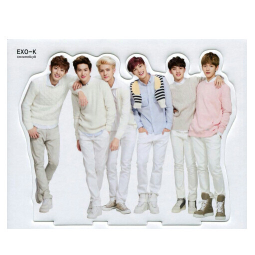 EXO-K Nature Republic Group Standee Note Set Official Goods