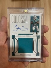 2022 Panini National Treasures Colossal Signatures Tyreek Hill Auto Patch #/49