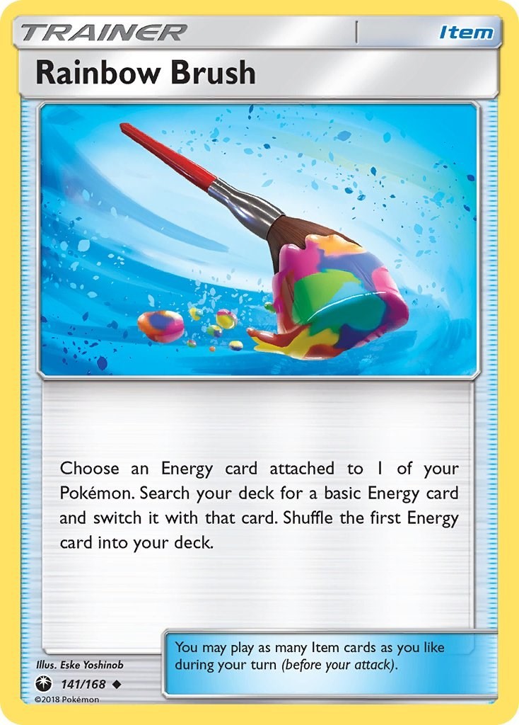 Rainbow Brush (141/168) Uncommon NM CES SM - Celestial Storm Pokemon TCG