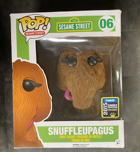 Funko POP Sesame Street Snuffleupagus 06 Flocked Vinyl Figure