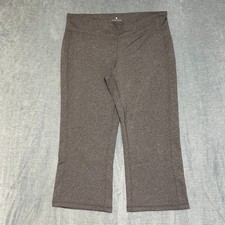 Athleta Capri Leggings Womens Large Gray Dark...