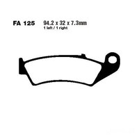 Bremsbelag BremsbeläGe EBC FA125TT Vorne FüR Honda NX 250 Bj. 1988-1992