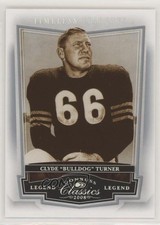 2008 Donruss Classics Legend Timeless Tributes Silver Clyde Bulldog Turner 04fr