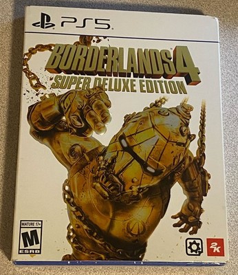 Borderlands 4 Super Deluxe Edition PS5 New Sealed Gearbox 67343-5 710425673436
