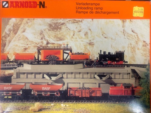 KIT RAMPA DE DESCARGA ARNOLD RAPIDO 6826 PARA VOLCAR MINERA MINERAL COCHES VINTAGE ESCALA N | Zustand: Used