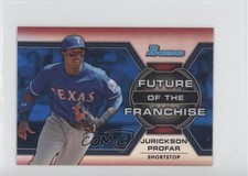 2013 Bowman Draft Future of the Franchise Blue Refractor Jurickson Profar 06wp