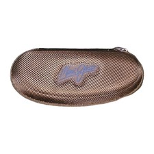 EUC Maui Jim Brown Zip Travel Semi-Hard Sunglasses Clam Shell Case Only