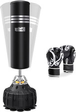 Sacco Da Boxe Da Terra, 178Cm Con Base Riempibile 80Kg Sabbia / 60Kg Acqua Pugil