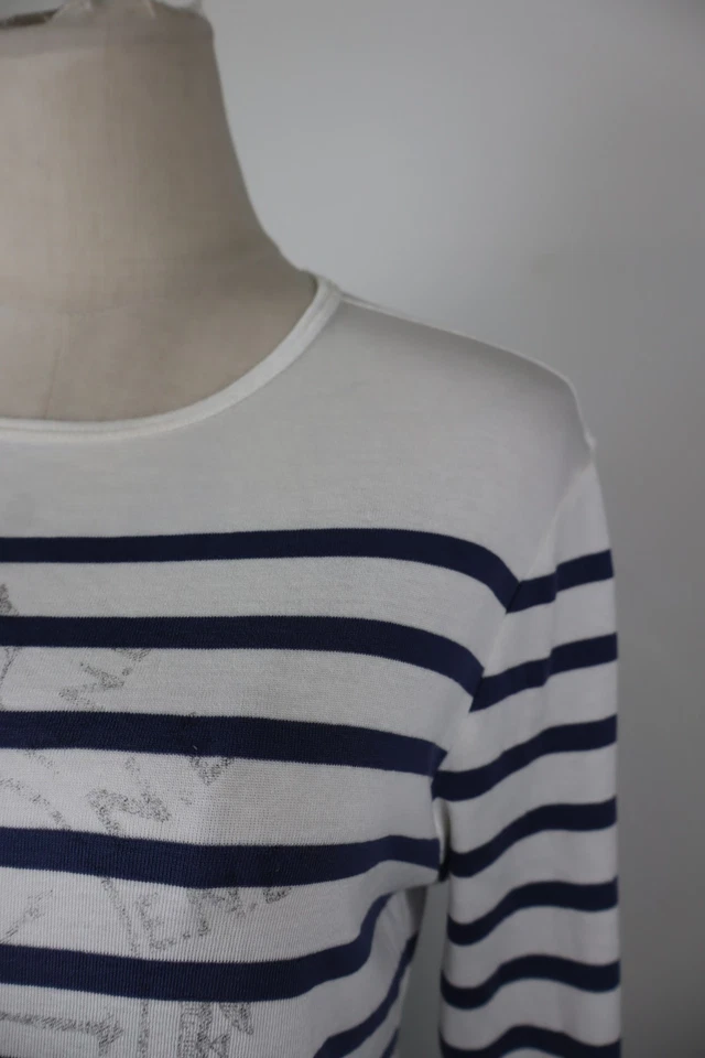 POLO RALPH LAUREN SPORT MAGLIA DONNA TG M WOMAN CASUAL VINTAGE T-SHIRT COTONE - Immagine 2 di 4