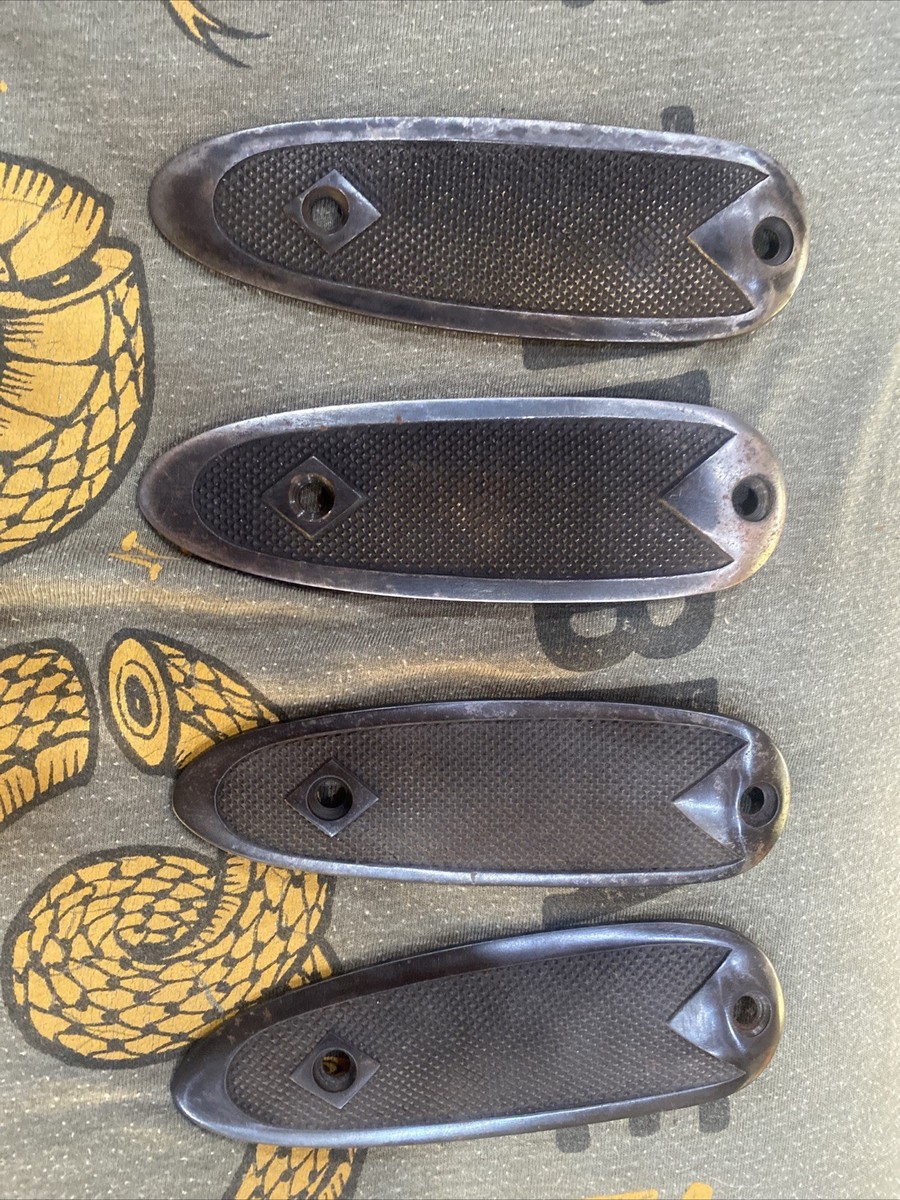 1 Factory Winchester Pre-64 Checkered Steel Butt Plate Model 70