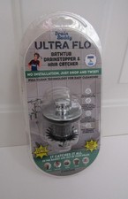 BRAND NEW DRAIN BUDDY ULTRA FLO CHROME BATHTUB DRAINSTOPPER HAIR CATCHER