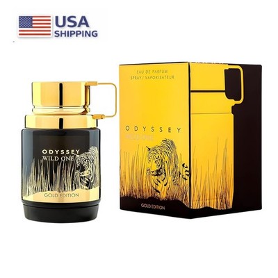 New Odyssey-Wild One Gold Edition EDP-100ml 3.4Floz for Men Spray