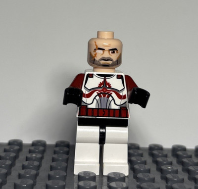 LEGO - SW0202a - STAR WARS -  Commander Fox - ohne Helm 7681 - TOP ZUSTAND