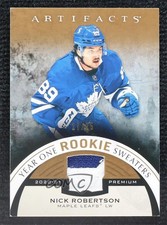 2021-22 Artifacts Year One Rookie Sweaters 17/25 Nick Robertson #RS-NR Patch 5h0