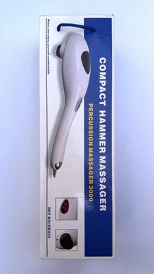 Compact Hammer Percussion Massager 3000 Infrared Heat Therapy New In Box