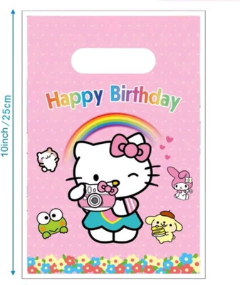 10 x Hello Kitty Beutetüten Geburtstag Party Goody Sweet Gastgeschenk Sweet Bag 