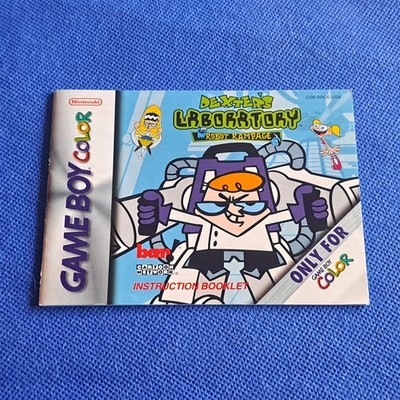 Nintendo Game Boy Color - Dexter's Laboratory Robot Rampage Instruction Manual