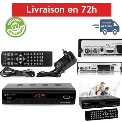 Décodeur TNT HD Strom 504 Full HD DVB-T2 HDMI USB Péritel - Photo 1/4